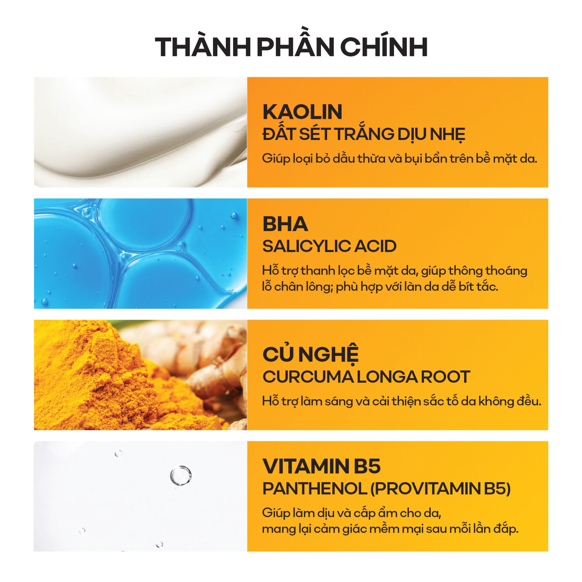 Mặt nạ đất sét nghệ Cafuné giúp dưỡng sáng, giúp da mịn màng và rạng rỡ, 75ml